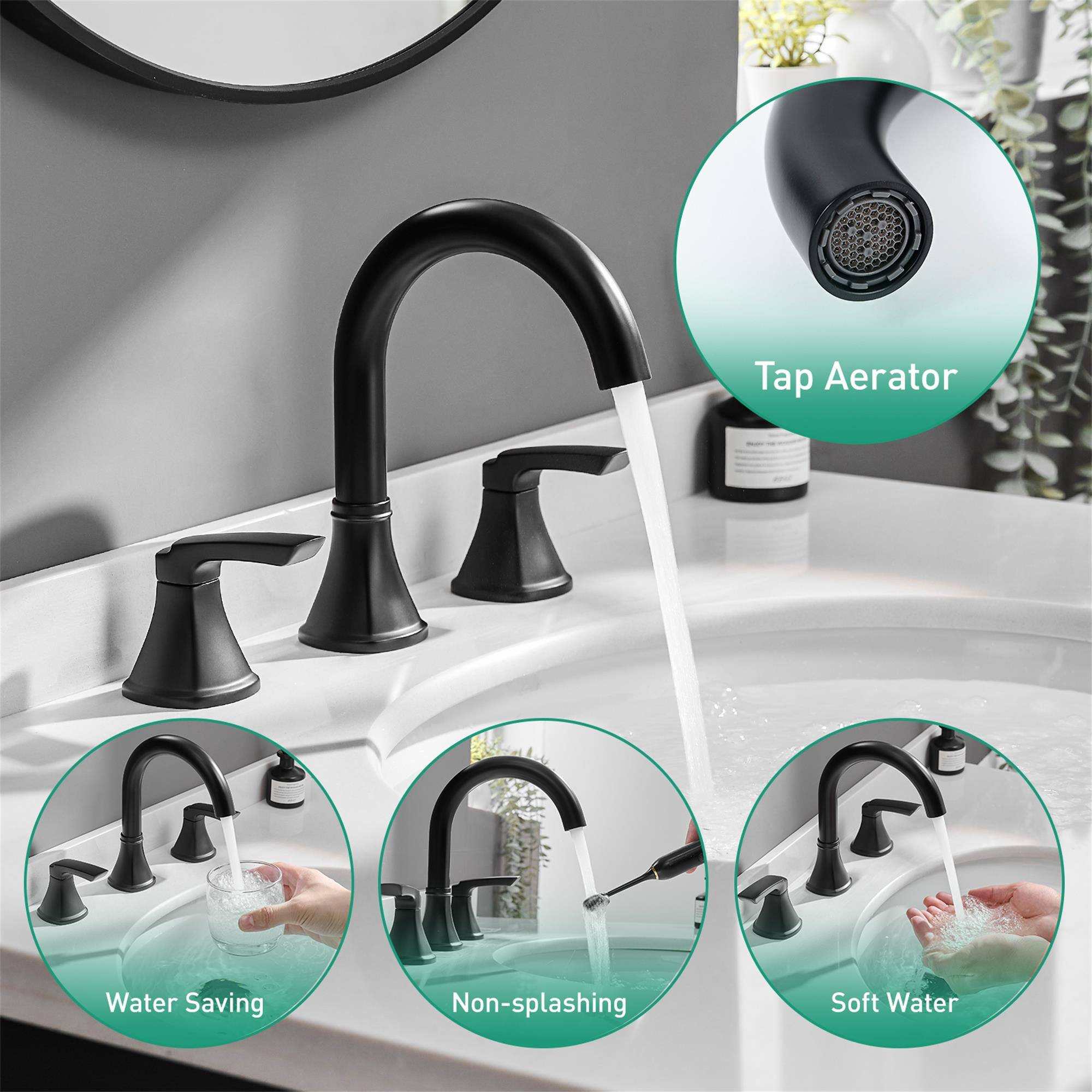 - Tap Aerator
- Water Saving
- Non-splashing
- Soft Water