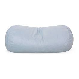 GOODSILO - Premium Cylindrical Microfiber Bean Bag Chair with Removable Cover and High-Density Foam Filling - Seafoam