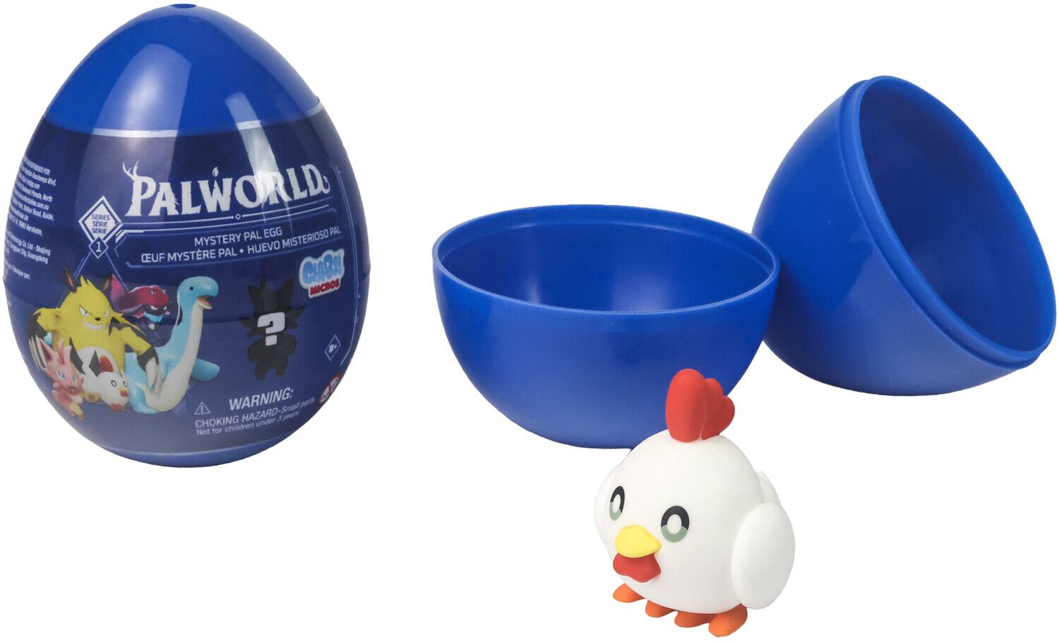 PALWORLD  
SERIE 1  
MYSTERY PAL EGG  
CEUF MYSTÈRE PAL  
HUEVO MISTERIOSO  
CHARA! MICRO