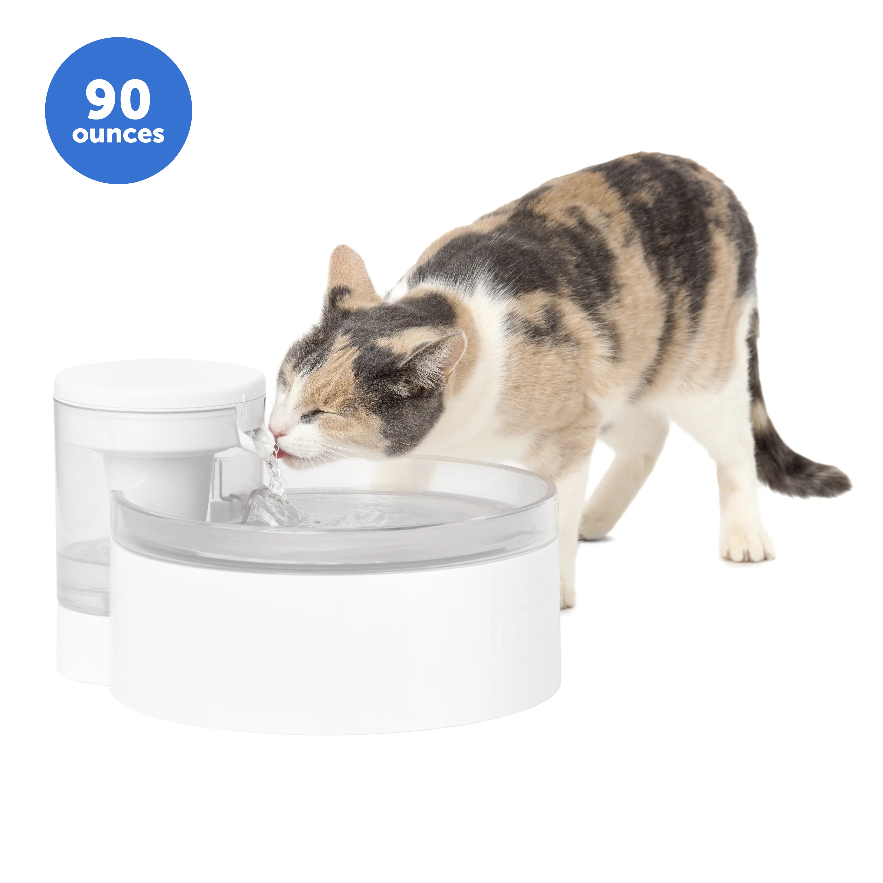 PetSafe - Outlast 90 oz Pumpless Pet Fountain - White