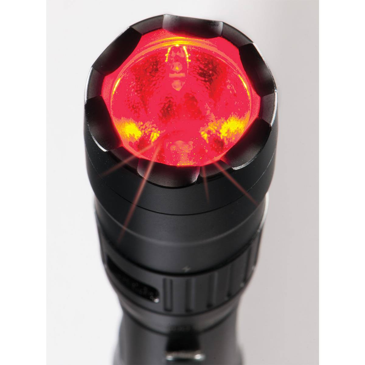 Alt View 5. Pelican - Pelican 7600 Rechargeable Tactical Tri-Color LED Flashlight, Black.