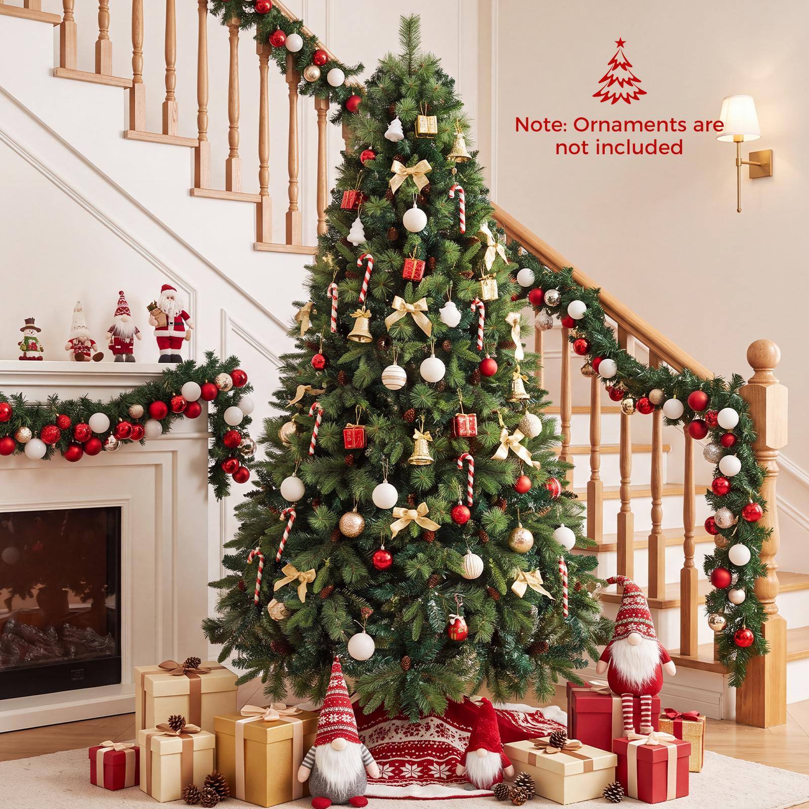 Note: Ornaments are not included