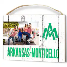 Jardine - Arkansas-Monticello Boll Weevils 8" x 10" Weathered Clip It Frame - White