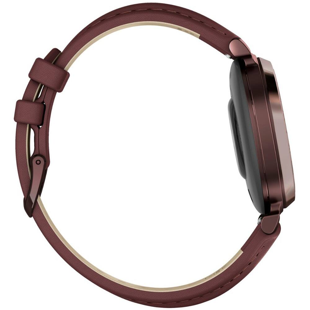 Alt View 6. Garmin - Lily 2 Classic Dark Bronze w/ Mulberry Leather Band Smartwatch + Accessories Kit - Dark Bronze with Mulberry Leather Band.