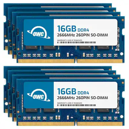 16GB DDR4 2666MHz 260PIN SO-DIMM
WARRANTY VOID IF REMOVED
OWC
