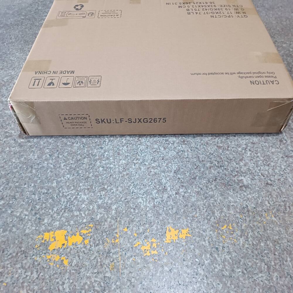 - BACLAGE CAUTION
- IN 36.61X21.26X5.31  93X54X13.5 SIZE: CTN LB 75 39KG/42 19 M e .74LB .12KG/37 17 W.W.N PC/CTN QTY:
- CHINA MADE
- DOT TEAM
- return. for accepted be WIM package original Only carefully. open Please CAUTION
- ACAUTION HEAVY PACKAGE SKU:LF-SJXG2675 OVER 15Kg