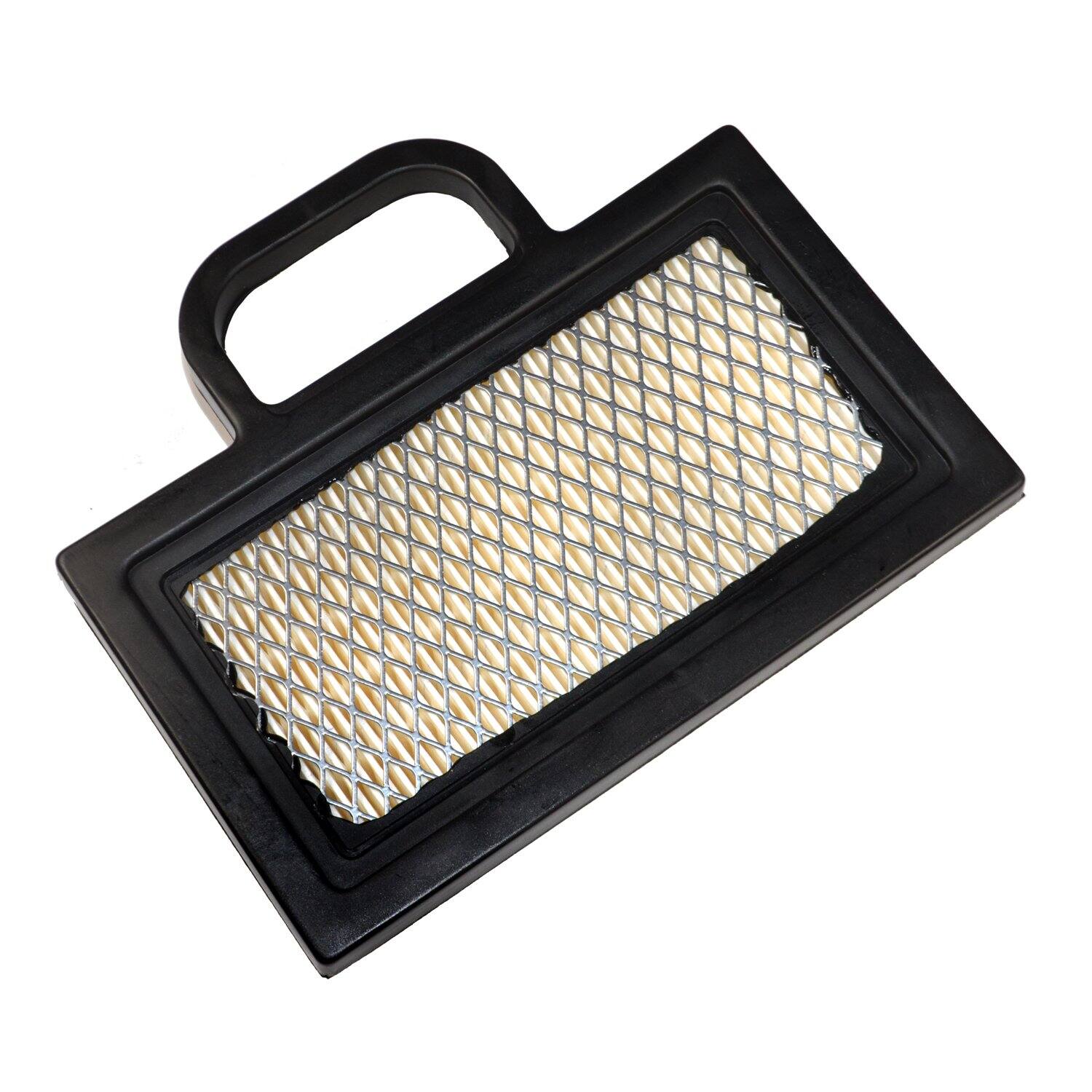 Angle. HQRP - Air Filter Cartridge with Pre-Cleaner for Husqvarna LGT2654, Briggs Stratton 499486S Replacement.