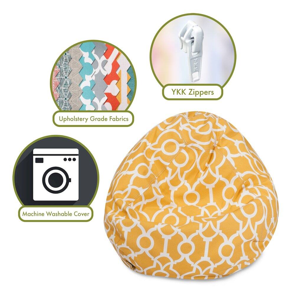 - Upholstery Grade Fabrics
- YKK Zippers
- Machine Washable Cover