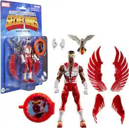 Hasbro - Secret Wars - Marvel Legends - Marvel’s Falcon Action Figure - COLLECTIBLES - Multicolor