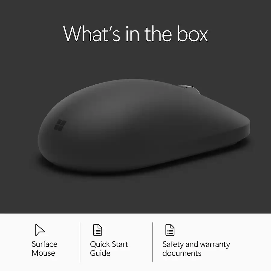 Microsoft Customizable Mouse Microsoft Surface Mouse Bluetooth Ambidextrous Mouse with BlueTrack and ...