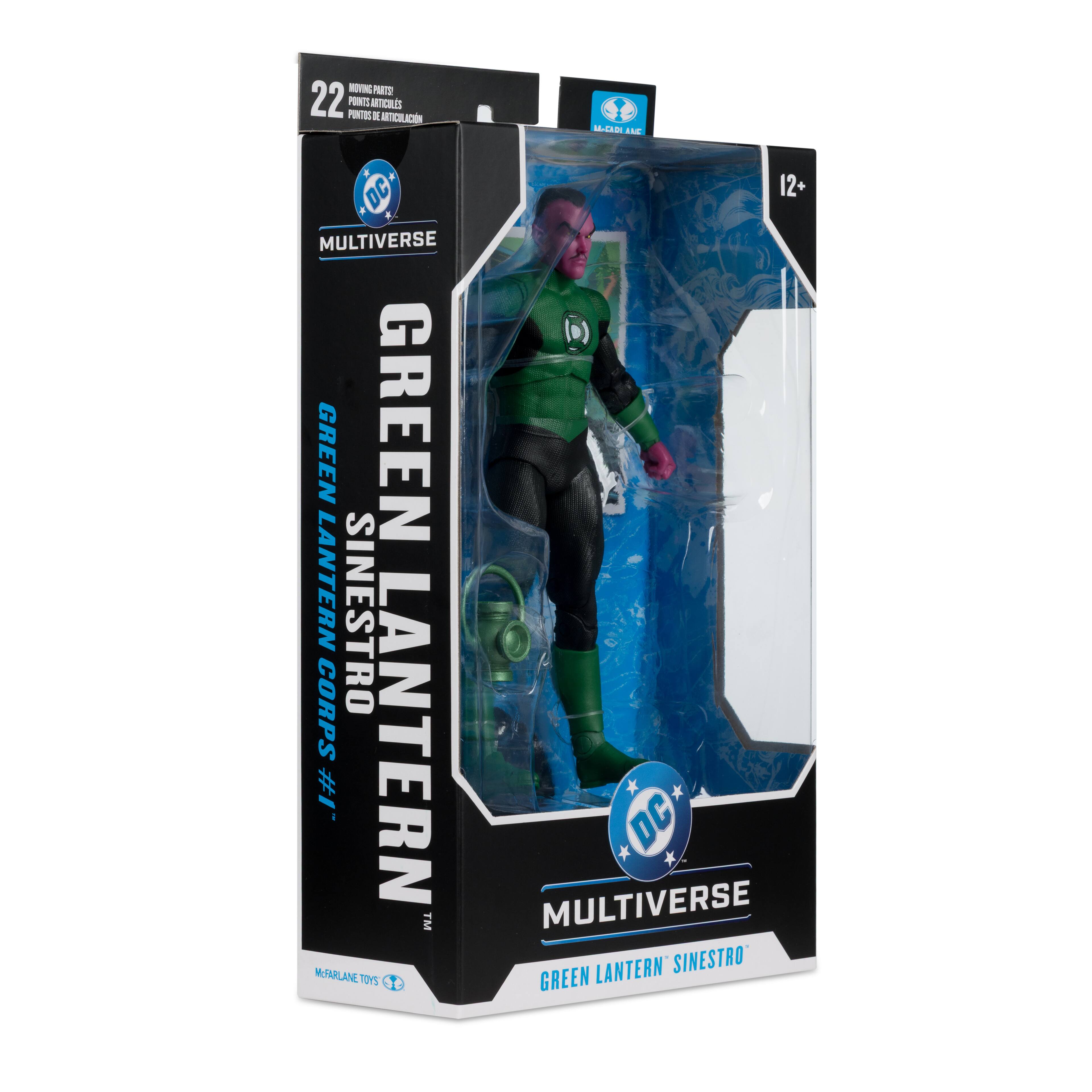 MOVING PARTS! 22 PUNTOS POINTS ARTICULS DE ARTICULACIÓN

McFARLANE

DC 12+ MULTIVERSE GREEN LANTERN SINESTRO CORPS #1 TM DC TM MULTIVERSE LANTERN SINESTRO McFARLANE TOYS GREEN