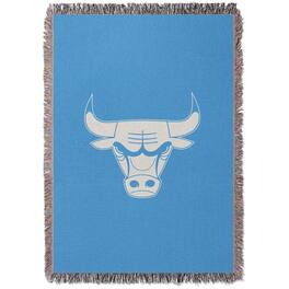 Chad & Jake - Chicago Bulls Woven Blanket - Blue