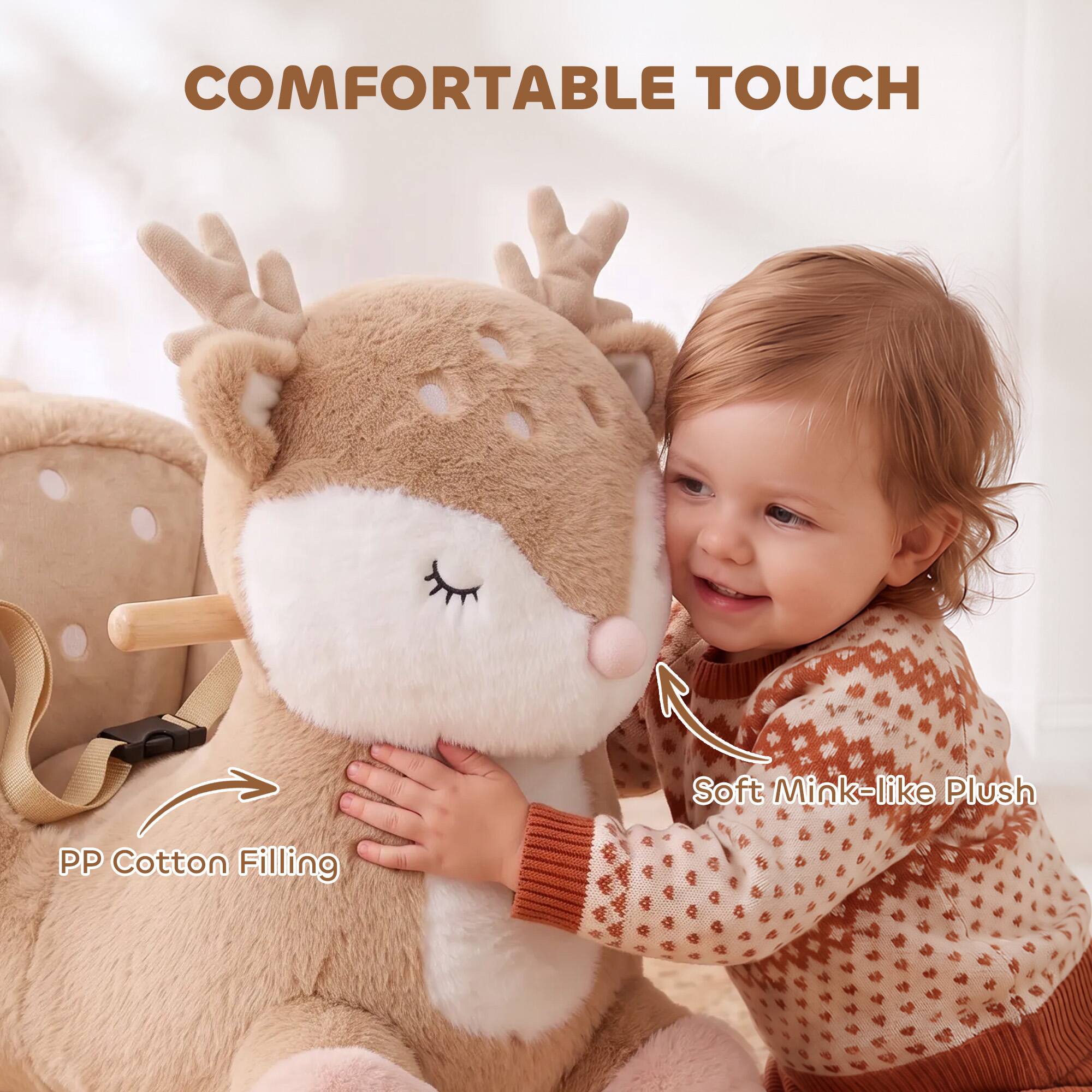 COMFORTABLE TOUCH

Soft Mink-like Plush

PP Cotton Filling