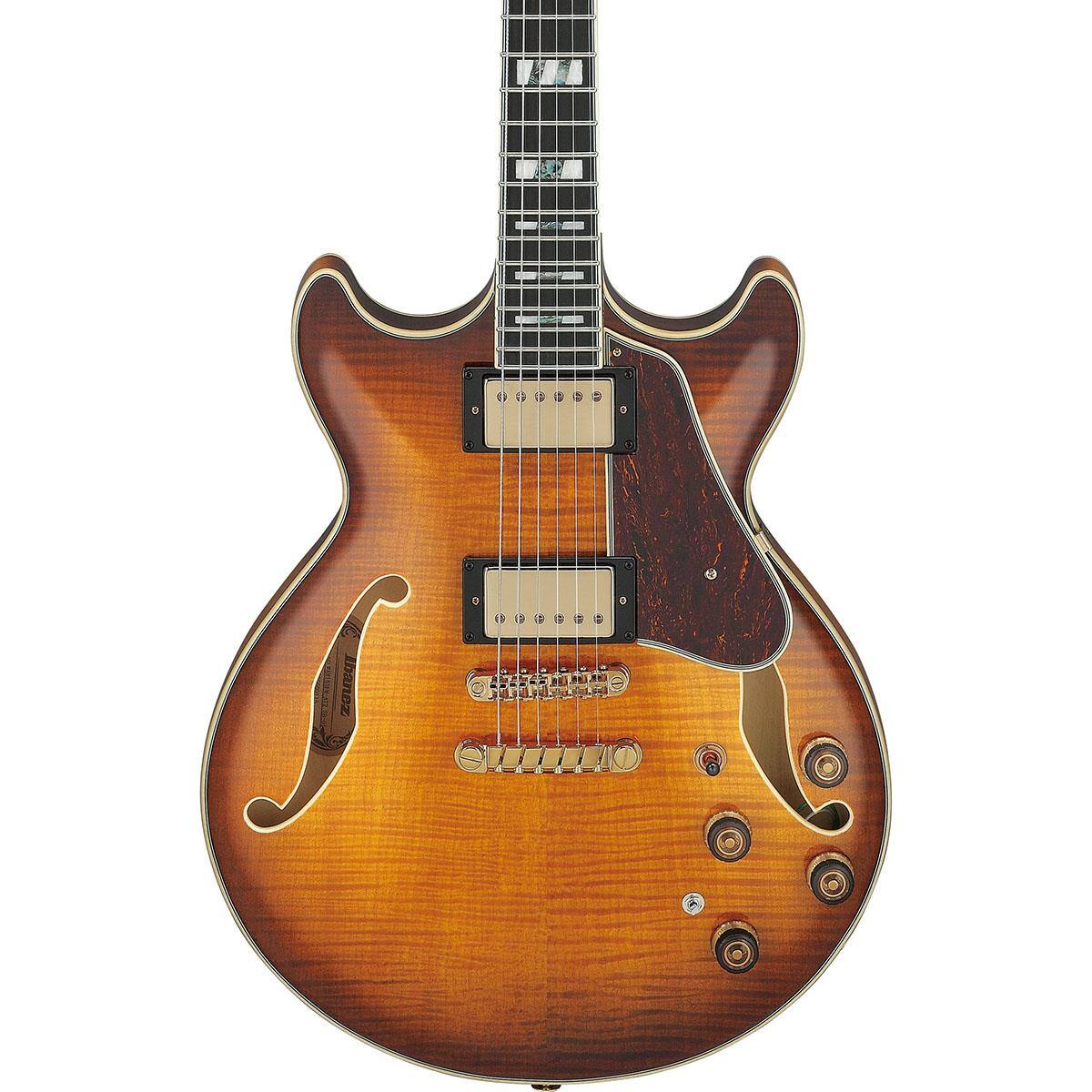 Alt View 3. Ibanez - Ibanez Artstar Series AM153FM Electric Guitar, Antique Tobacco Burst.