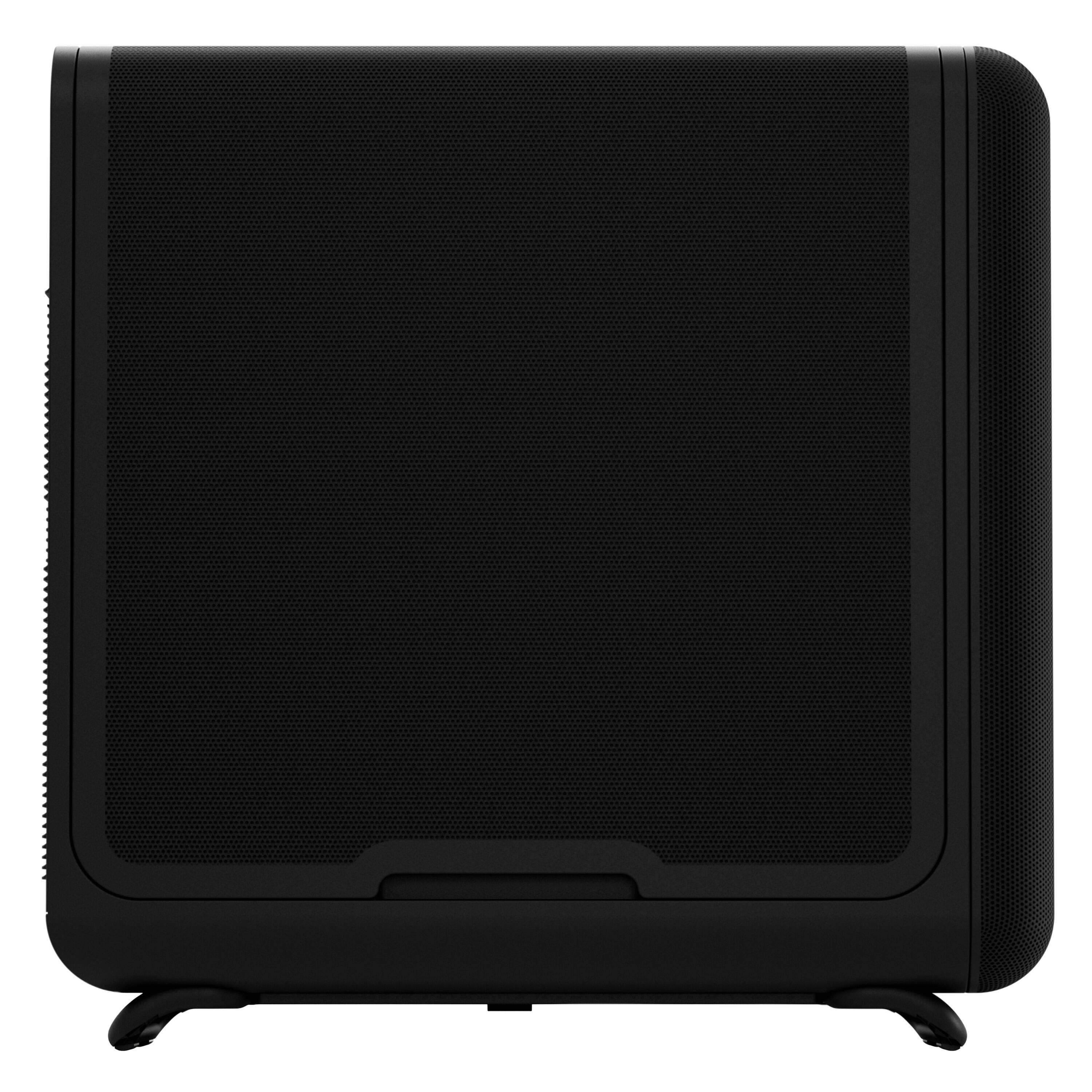 Alt View 4. HYTE - HYTE X50 Air Modern Performance ATX Mid-Tower PC Gaming Case - Pitch Black.