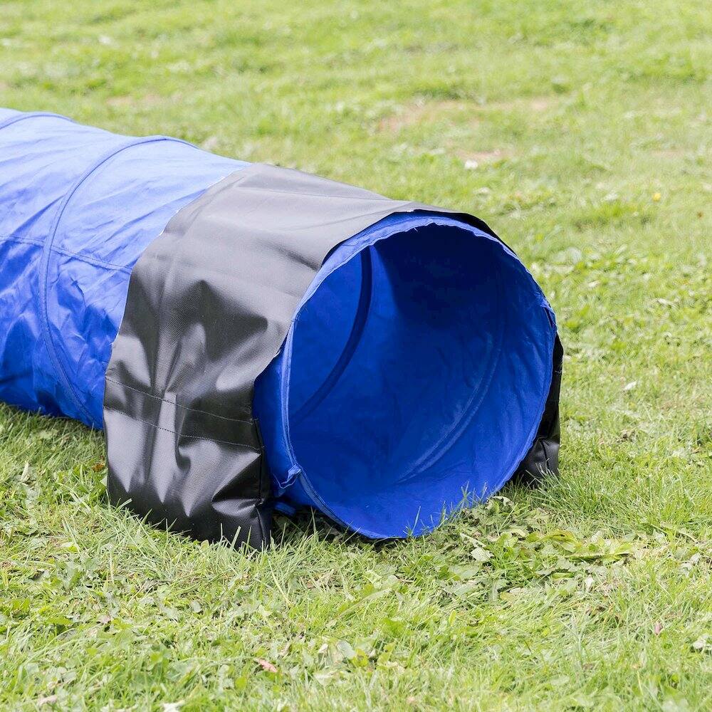 Alt View 2. TRIXIE - Dog Agility Tunnel 6.5', Portable Dog Training Tunnel, Obedience - Blue.