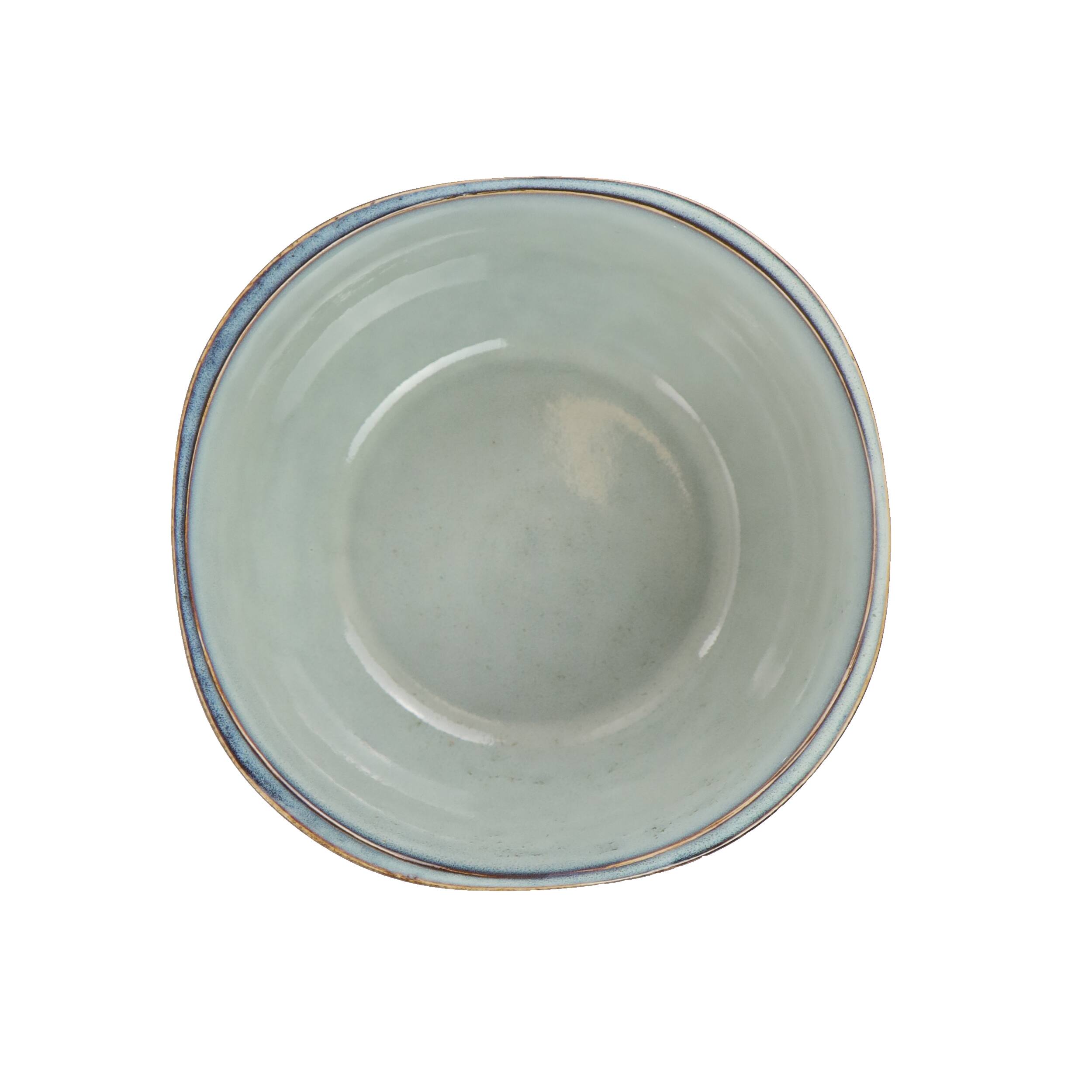 Alt View 3. Meritage - Meritage 16 Piece Stoneware Dinnerware Set in Gray (Service for 4) - Gray.