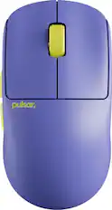 Front. Pulsar - X2 CRAZYLIGHT Mini Wireless Gaming Mouse - LA Limited Edition - Purple.