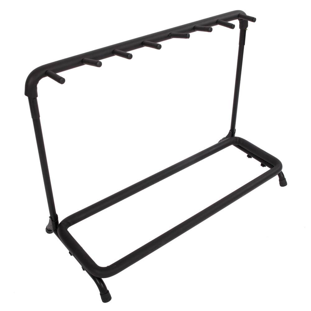 Alt View 4. Winado - Round Tube Folding Multiple Guitar Bass Holder Rack Stand Holds up to 7 Guitars.