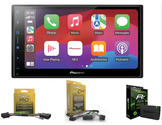 10:30
5G
Phone
Music
Maps
Messages
Now Playing
NEX
Audiobooks
Podcasts
Pioneer
maestro PIO
maestro HR CH
maestro Rr
INSTALLATION HARNESS
CHRYSLER
2007-2012