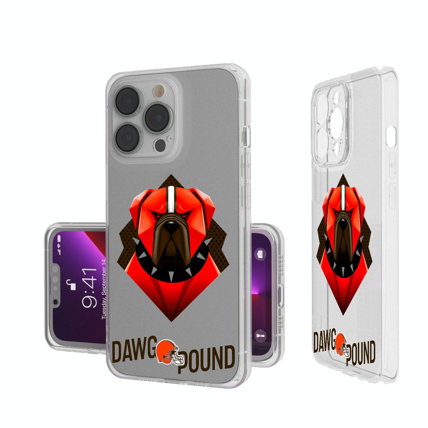 Keyscaper - NFL - Cleveland Browns iPhone Clear Case - 15 Pro - Multicolor price history on PriceWatchPro