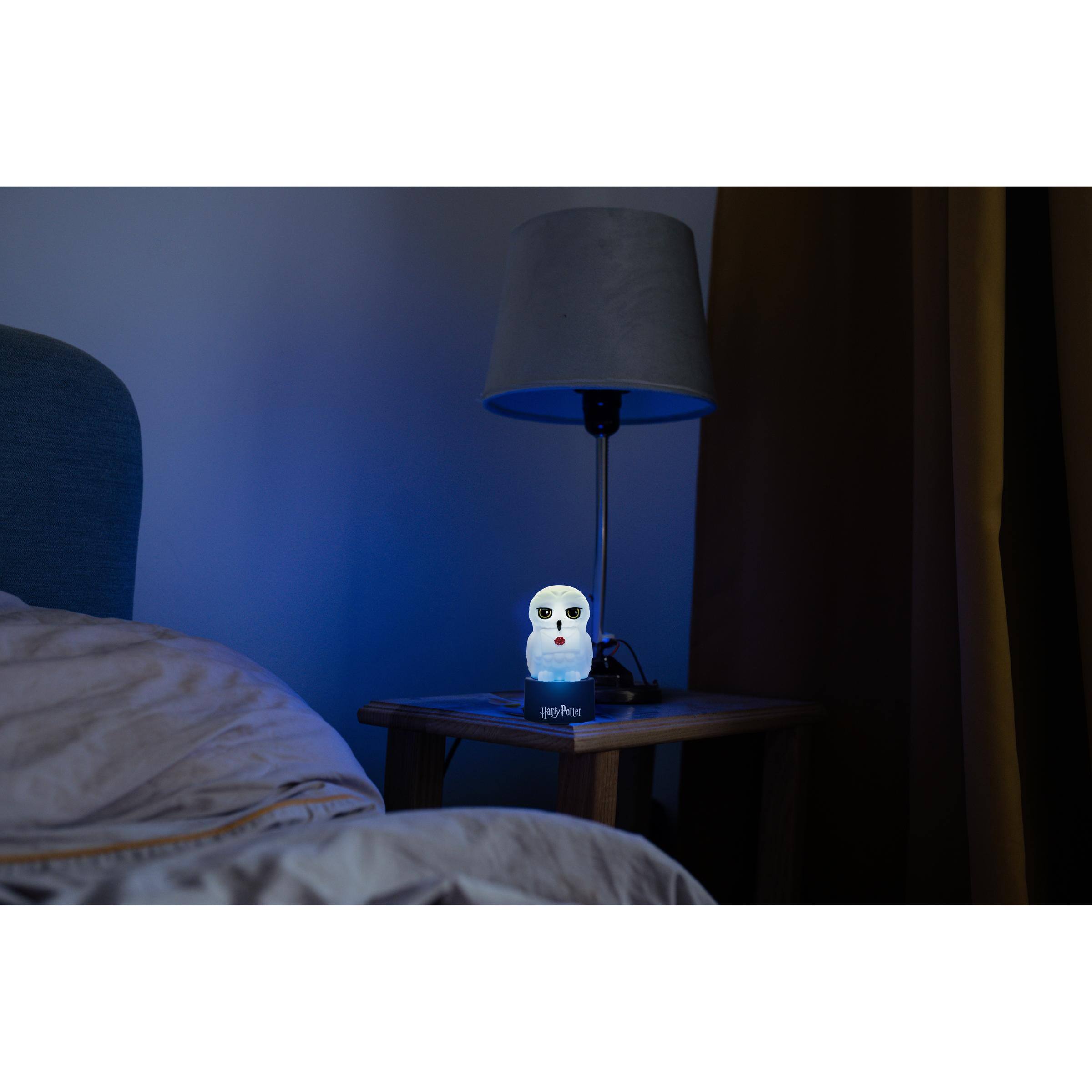Alt View 4. Lexibook - Hedwige, nightlight Bluetooth speaker with colour changing LED illumination, auto light off timer, portable rechargeable.