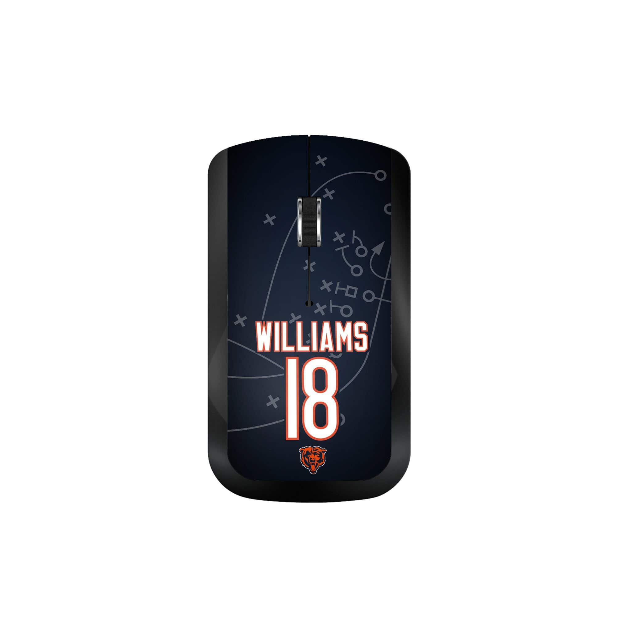 Keyscaper - Caleb Williams Chicago Bears Wireless Mouse - Wireless - Black