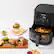 Alt View 12. Chefman - Chefman TurboFry Touch 5 Qt. Digital Air Fryer with Easy View Window - Black.