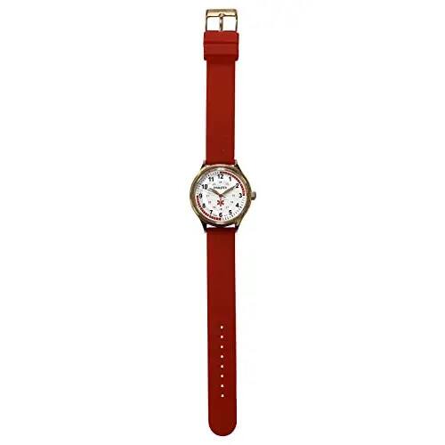 Alt View 1. Obaku - Dakota Midsize Ladies Nurse Watch 36mm Military Water Resistant - Red.