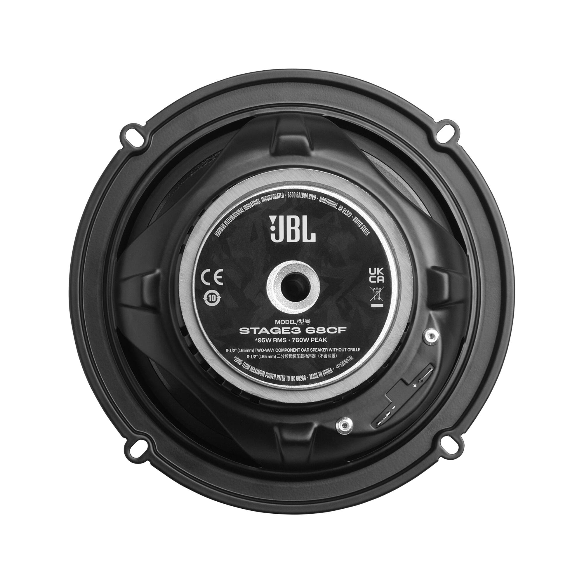 JBL  
MODEL: STAGES 68CF  
95W RMS - 760W PEAK  
6.4" (165mm) 2-WAY COMPONENT  
CE  
UK CA