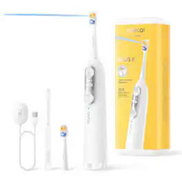 Soocas - NEOS II - Electric Toothbrush with Water Flosser, Cordless Water Flosser for Travel, Portable Oral Irrigator - Pearl White