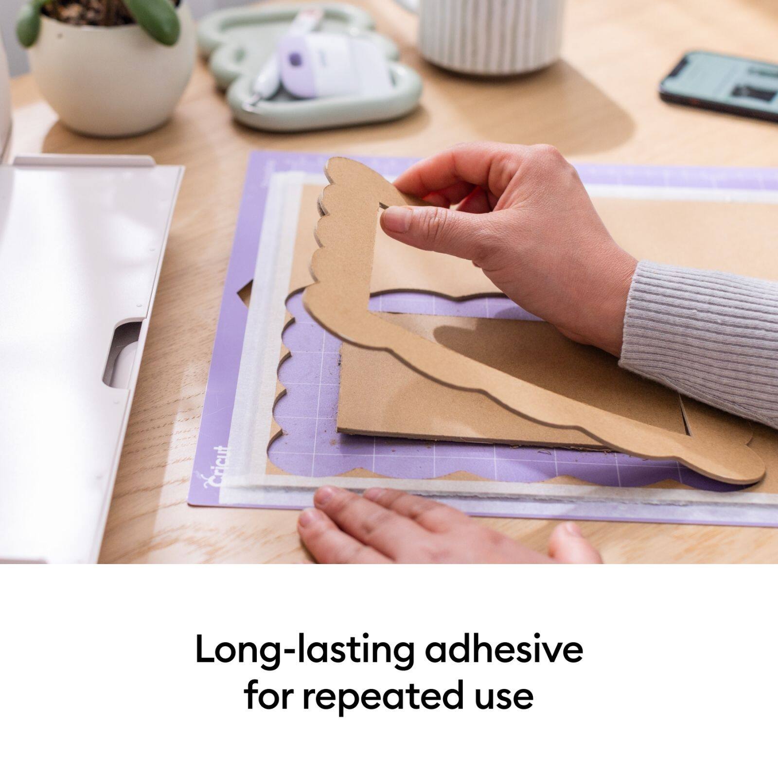Long-lasting adhesive for repeated use