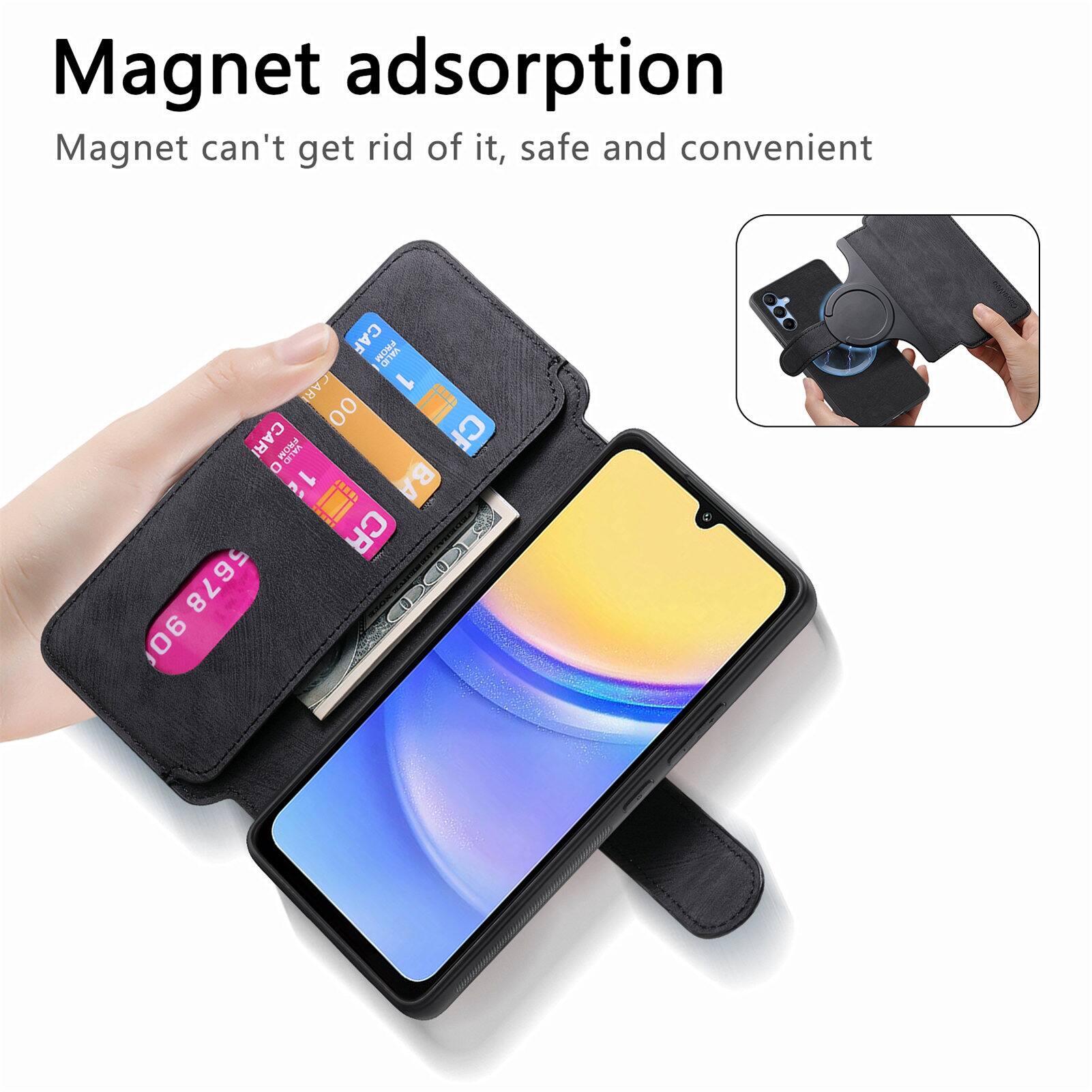 Magnet adsorption  
Magnet can't get rid of it, safe and convenient