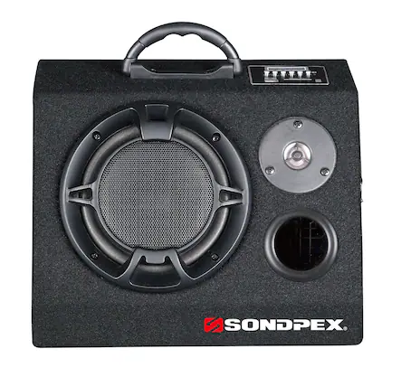 Front. SDX Audio - Bluetooth All-purpose Active Speaker System Digital Music Player & FM Radio - Black.