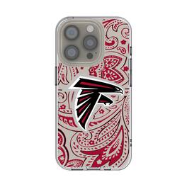 Keyscaper - NFL - Atlanta Falcons iPhone Clear Paisley Design Case - 15 - Multicolor