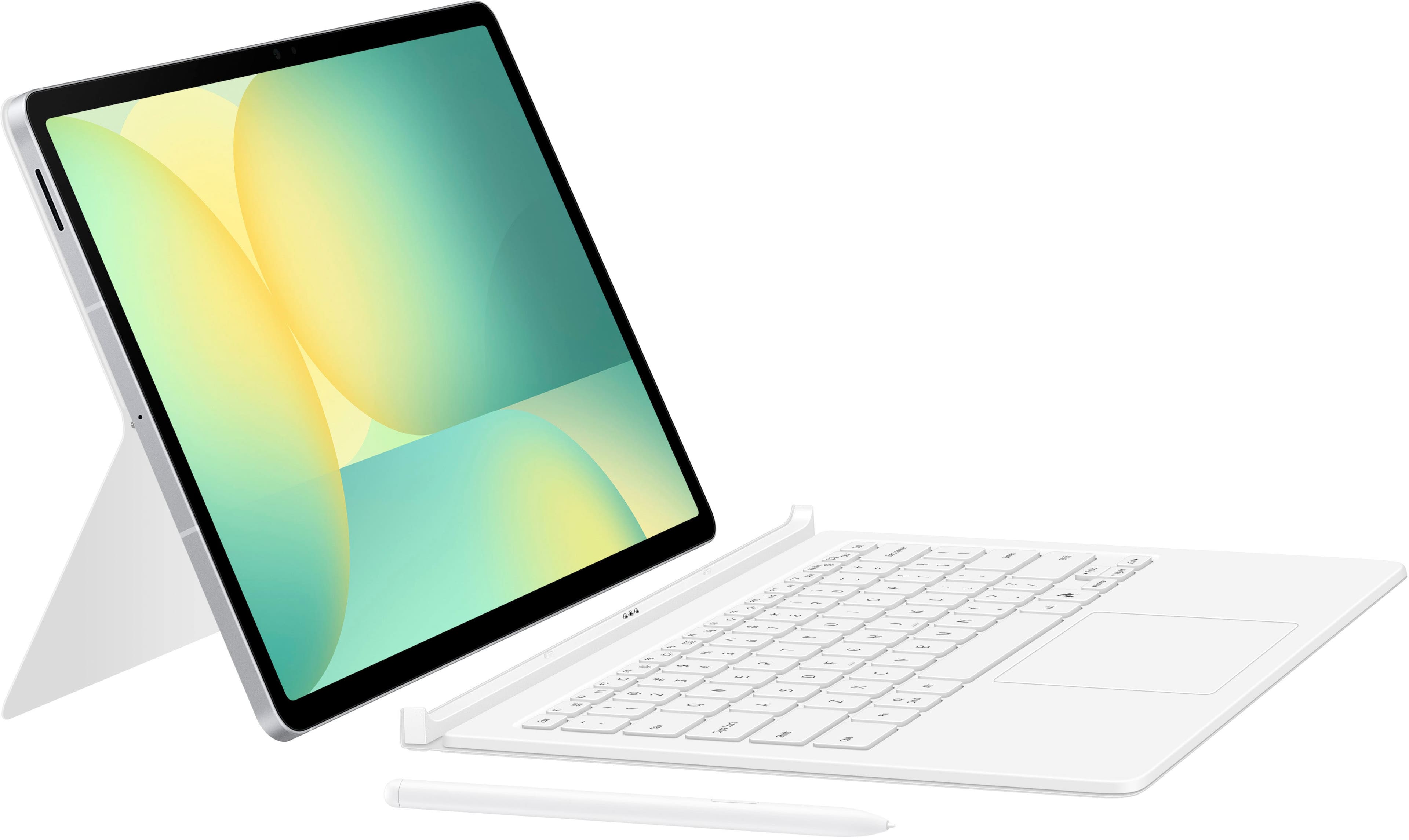 Alt View 16. Samsung - Galaxy Tab S10 FE+ Book Cover Keyboard -AI Key - White.