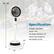 26"-39"
Specification
Voltage: 120V/60Hz
Power: 40W
Fan Blade Diameter: 6.5"
Power Cord Length: 47"
Net Weight: 6.5 lbs
13"
13"