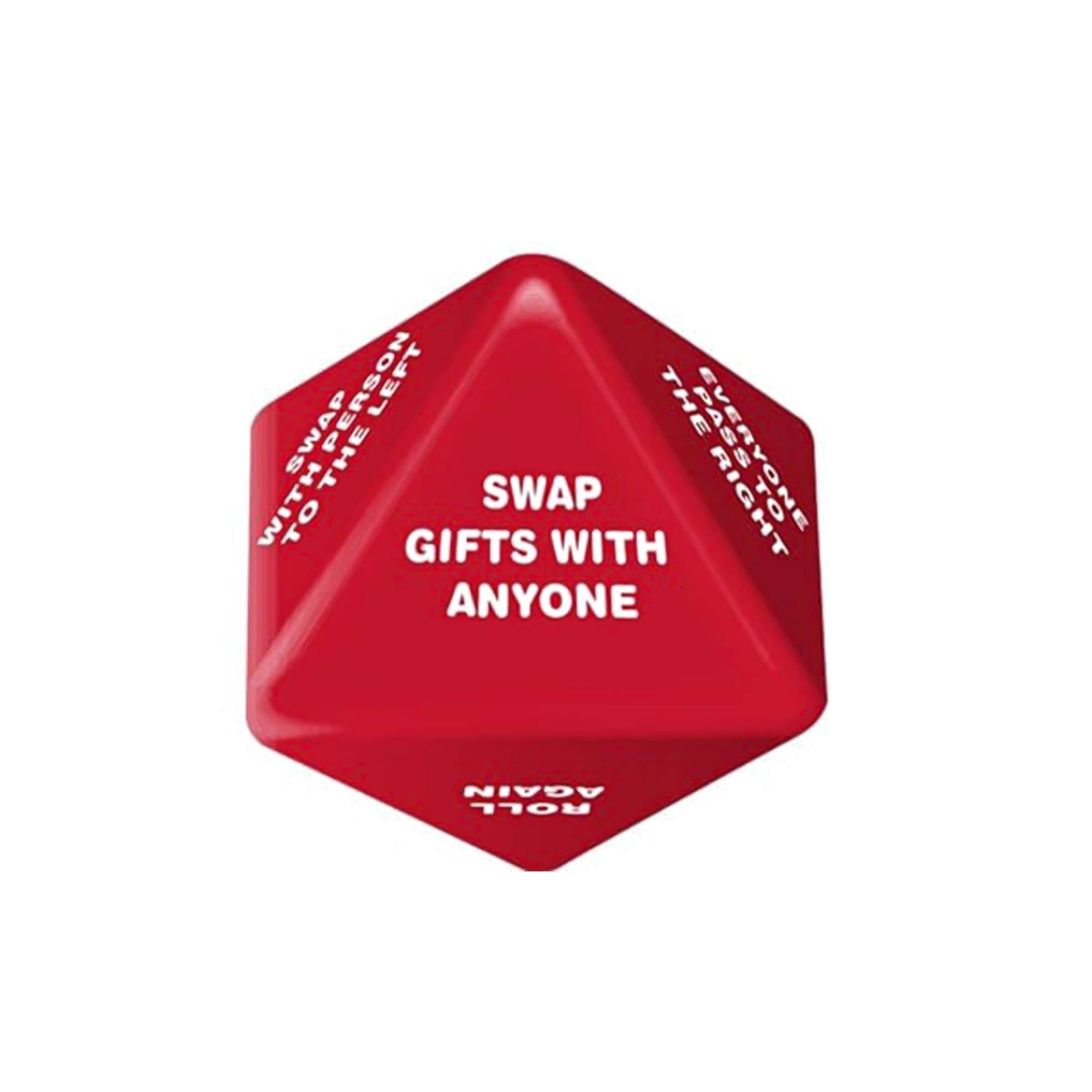 SWAP GIFTS WITH ANYONE

SWAP WITH THE PERSON TO YOUR LEFT

SWAP WITH THE PERSON TO YOUR RIGHT

EVERYONE PASS WITH THE PERSON TO YOUR LEFT

EVERYONE PASS WITH THE PERSON TO YOUR RIGHT