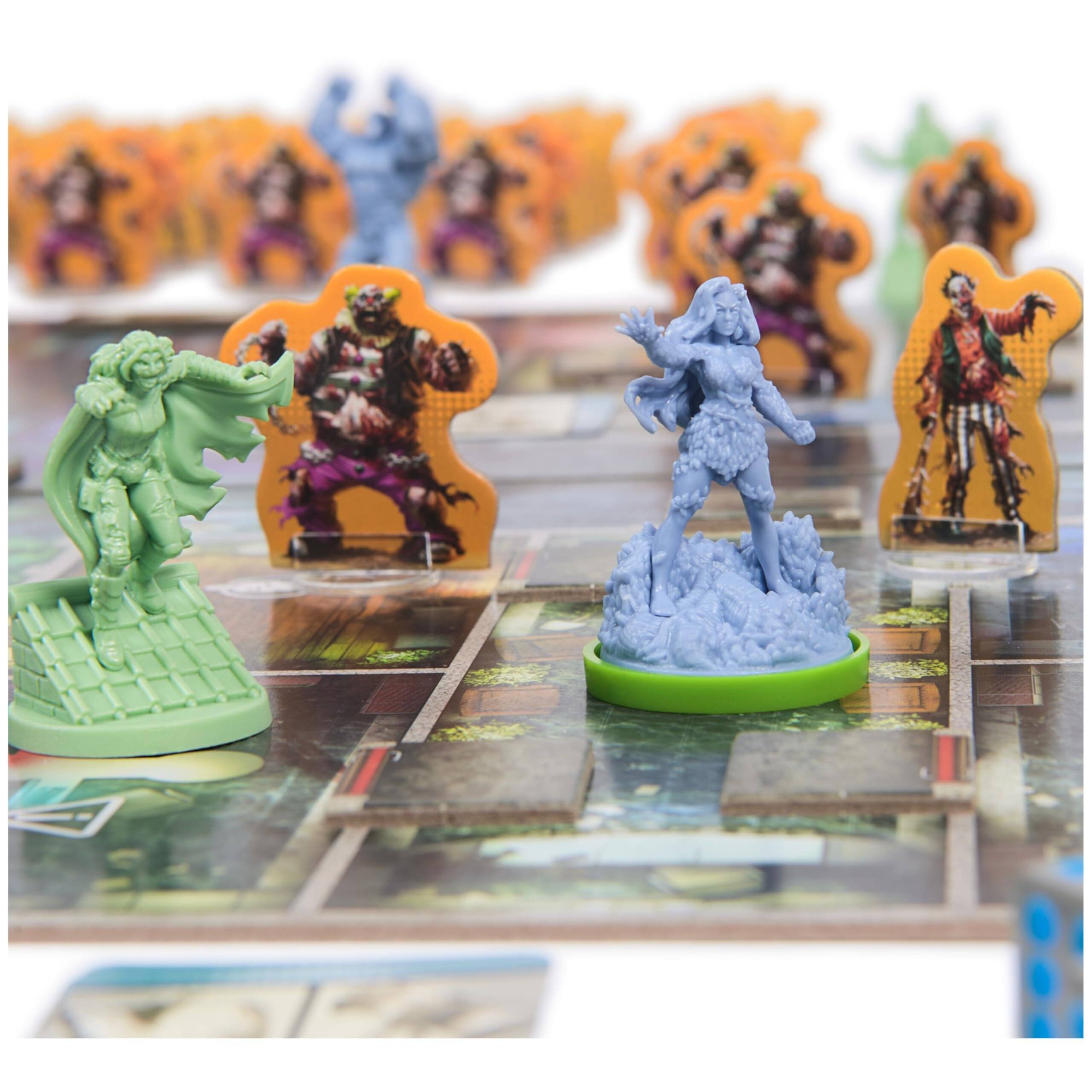 Alt View 4. SpinMaster Games - SpinMaster Games DCeased Gotham City Outbreak Cooperative Strategy Board Game with DC Miniatures, 1–4 Players Ages 14+ - Multicolour.