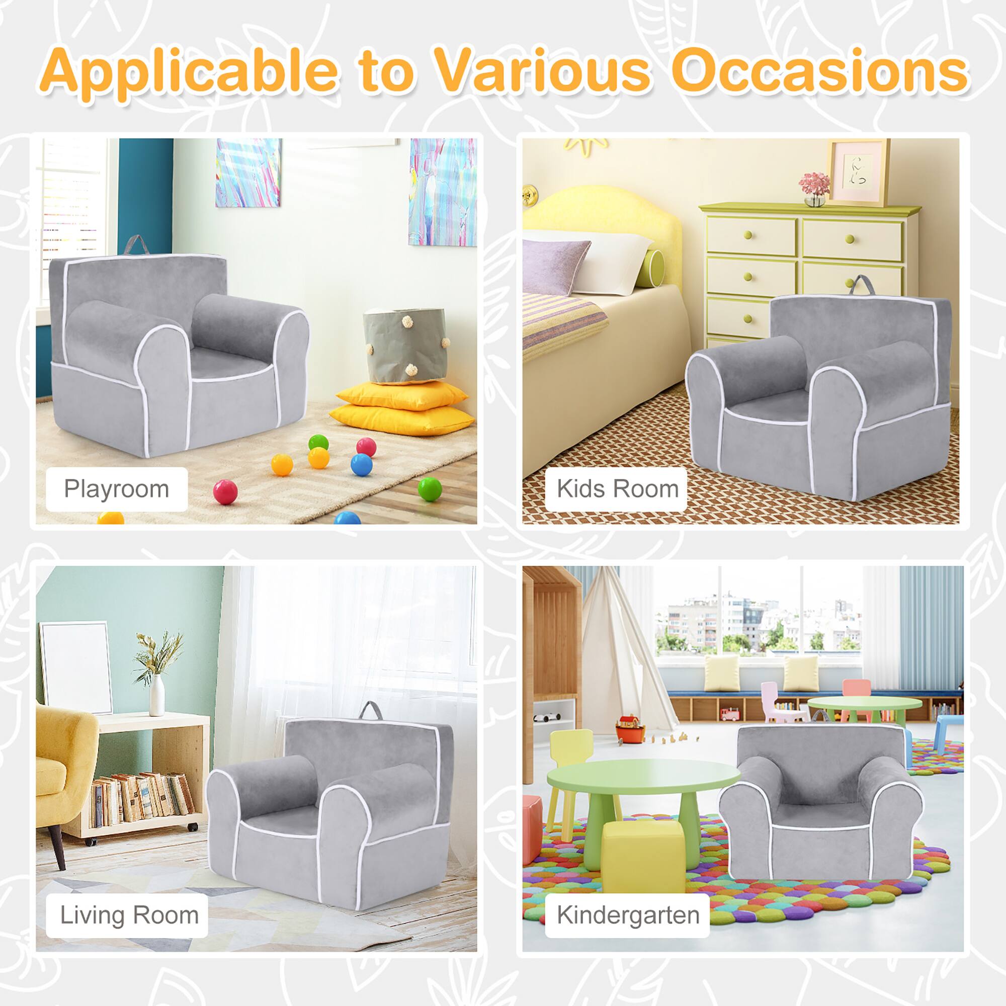 Applicable to Various Occasions

- Playroom
- Kids Room
- Living Room
- Kindergarten