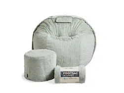 Lovesac - Citysac Bundle - Sea Mist Channeled Phur - Front_Zoom