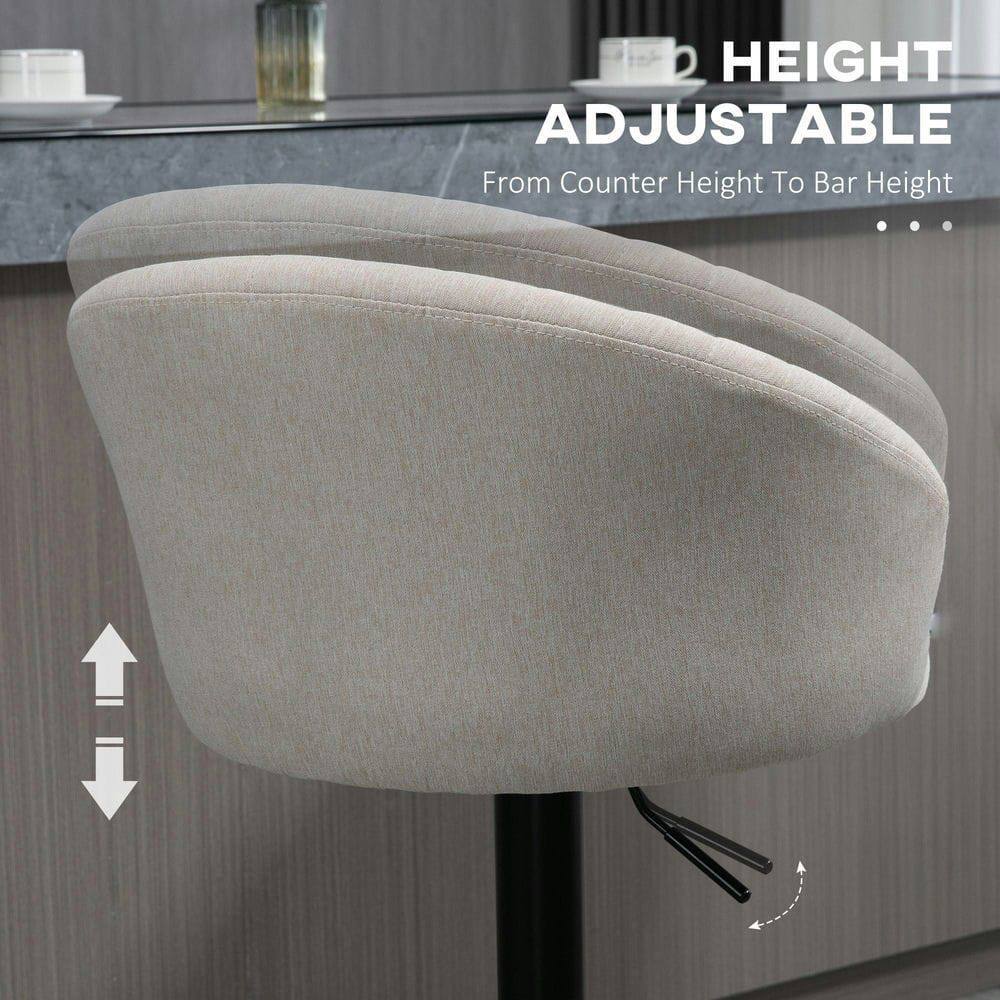 HEIGHT ADJUSTABLE  
From Counter Height To Bar Height
