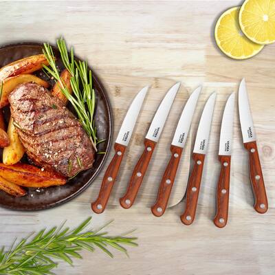 VAVSEA Knife Set, 16 Pcs Kitchen Knife Set with Block Walnut VAVSEA Knife Set, 16 Pcs Kitchen Knife Set with Block Walnut