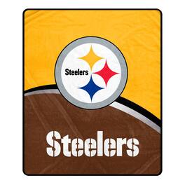 Pegasus - Pittsburgh Steelers 50" x 60" Gameball Ultra Soft Throw Blanket - Multicolor