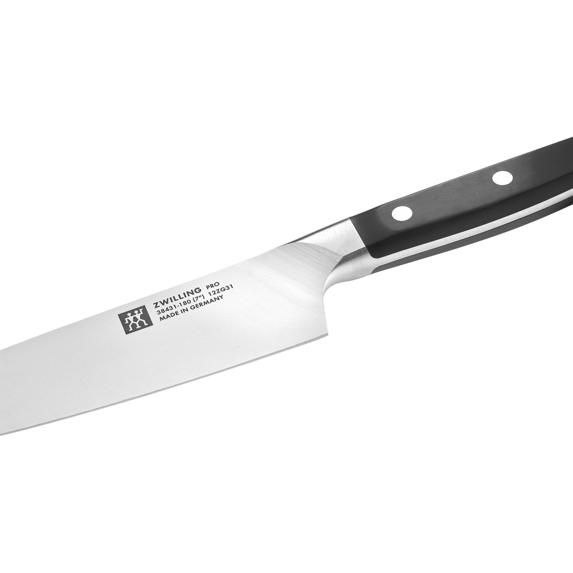 ZWILLING - Pro Slim 7-inch Chef's Knife - Black - Thumbnail 3