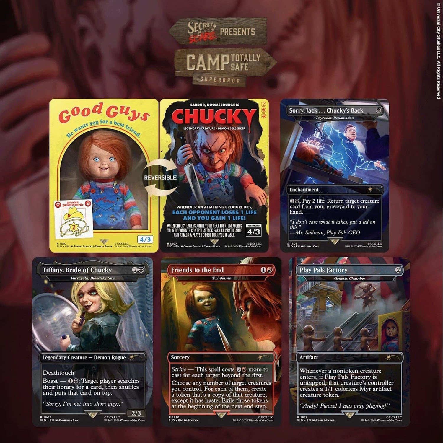 MTG Secret Lair Chucky Foil Edition 未開封 Wizards of The Coast Magic: The Gathering TCG: Secret Lair Chucky