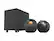Alt View 1. Creative Labs - Creative Pebble Plus 2.1 USB Speakers with Subwoofer, 8W RMS for PC/Laptop (Black) - Black.