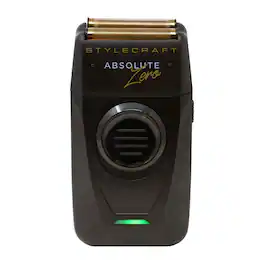 StyleCraft - Absolute Zero Foil Shaver with Built-in Retractable Trimmer, USB-C Rechargeable - Black
