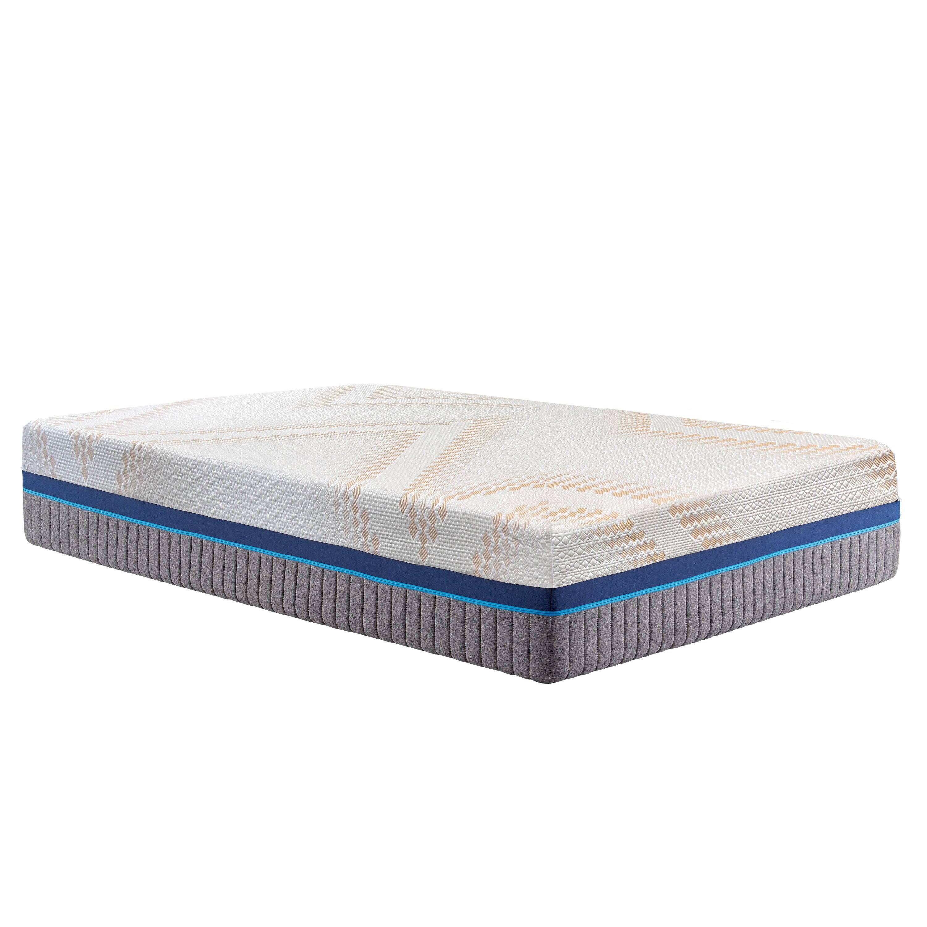 Alt View 7. Boyd Sleep - 16" izone Adjustable Smart Bed - Lumbar Support Air Chambers and Customizable Firmness – Gellux Cooling Latex - Gray.