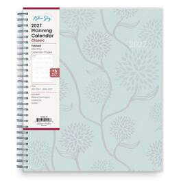 Blue Sky - 2027 Monthly Planner Calendar, 8"x10", Rue Du Flore